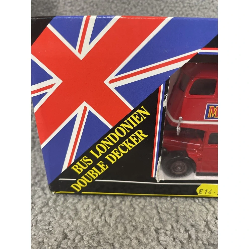 BUS SOLIDO LONDONIEN DOUBLE DECKER   DIE CAST CAR‎  Open Box